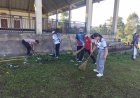 Semarak Akhir TMMD ke-128: TNI dan Warga Bersih-bersih Lapangan Penutupan